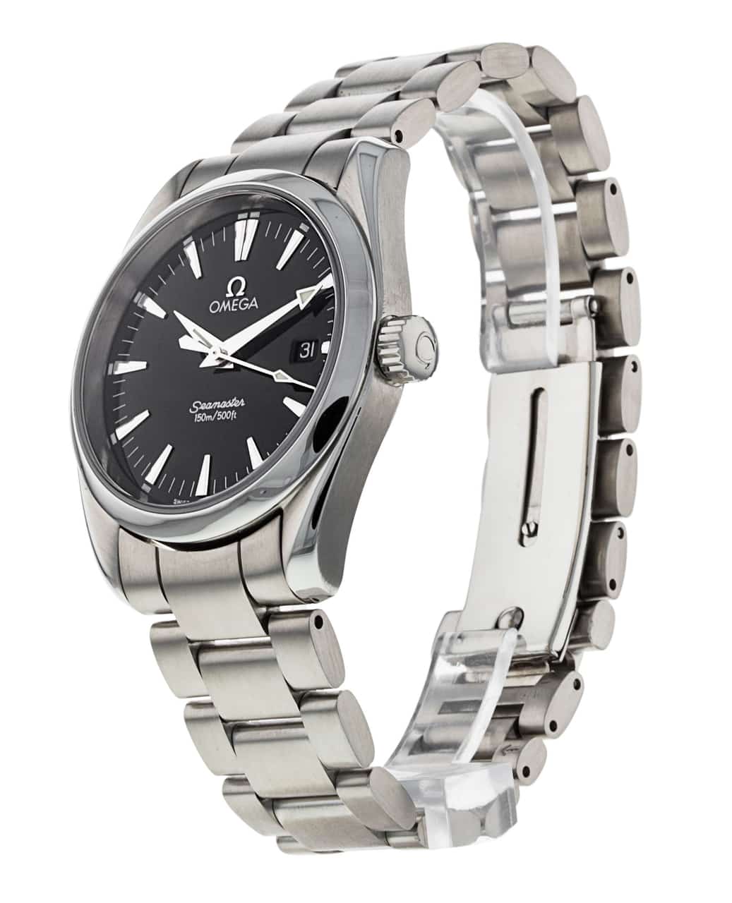 Pre Owned Omega Aqua Terra 150m Mid Size 2518.50.00 Watch